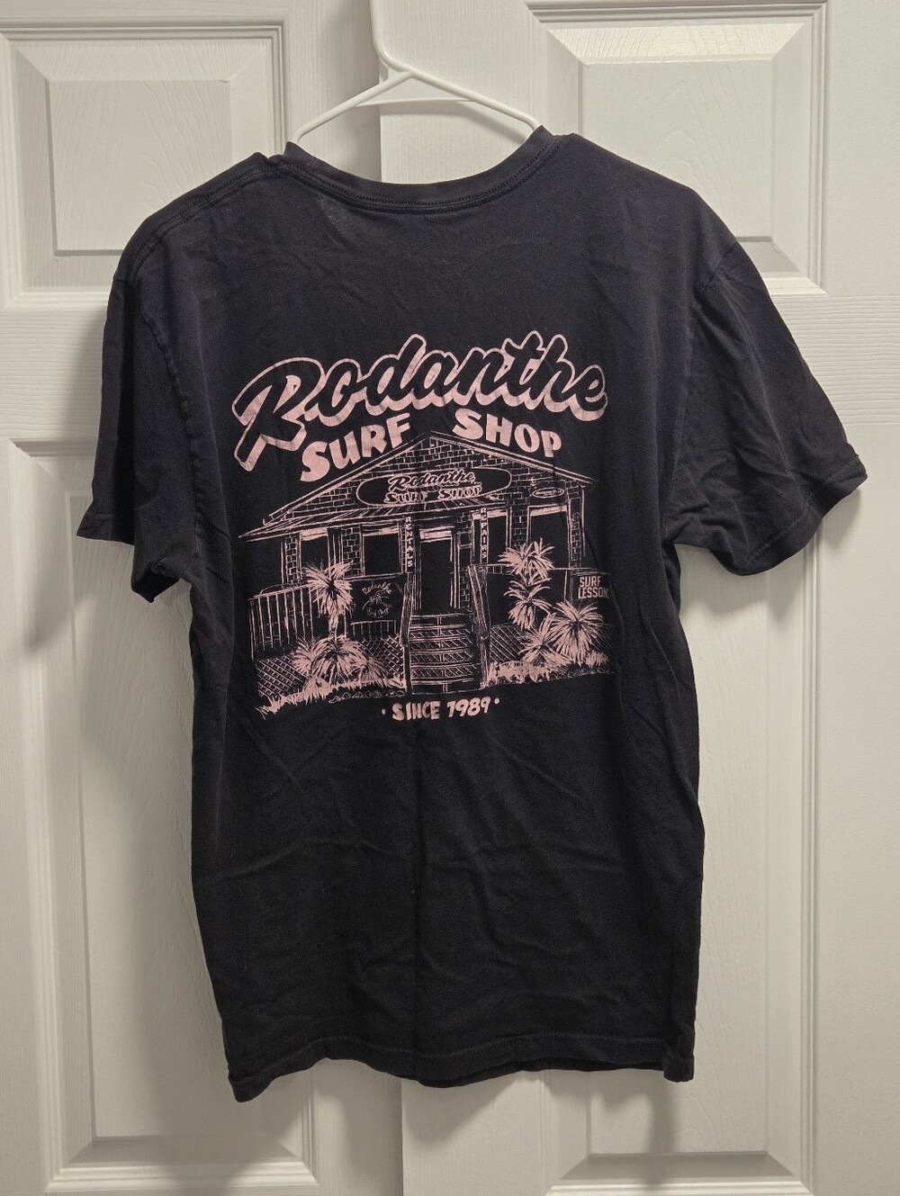 (5/$25) Rodanthe Surf Shop Black Graphic T-Shirt Size Large Outer Banks OBX NC